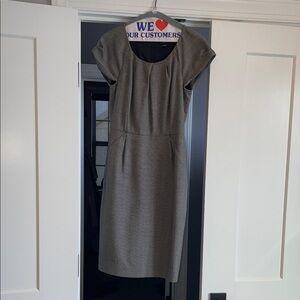 J. Crew Classic Gray Midi Dress Super 120’s